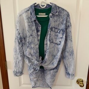 Set! Ladies Medium Thread & Supply Long Sleeve + We the Free Green Top